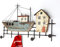 Holzwurm Hakenleiste Schiff MR52 Garderobenleiste Garderobe Wandgarderobe Martim Vintage Shabby Handtuchhalter Küche