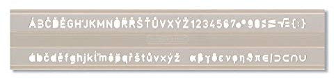 Koh-I-Noor Schriftschablone ISO 5mm