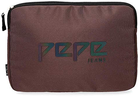 Pepe Jeans, Funda para Tablet, 30 cm, 1.32 Litros, Marrón