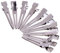 Lyguy Lot de 10 pinces crocodiles plates en métal pour nœuds