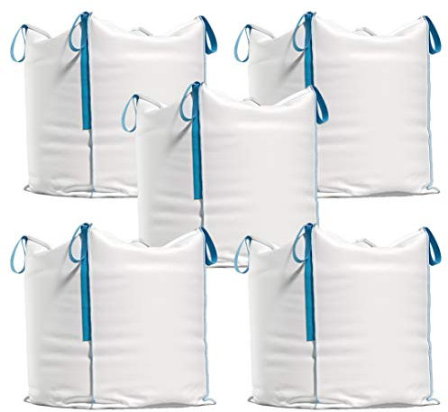 TK THERMALKING - Big Bag Sac de transport pour gravats, bois, déchets de jardin, sable, etc. 90 x 90 x 90 cm, capacité de charge 1000 kg (5)