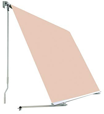 SmartSun Toldo balcón 3x2,45m Beige Arena. Estructura de Aluminio, Lona en poliéster con Tratamiento Protector UV e Infrarrojos y Repelente al Agua. Regulable en inclinación. Manivela incluida