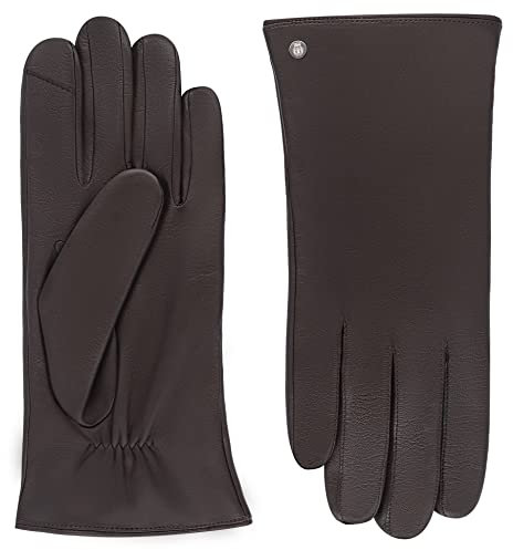 Roeckl Herren Boston Touch Lederhandschuhe, coffee, 9.5