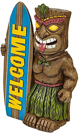 Rpporm Tik Tok Garten Figuren Deko Totem Gartenfigur Holz Wetterfest Garten Totem Figuren FüR Outdoor Dekoration Gartendeko Figuren Gartenmöbel Set Garten Zubehör Geschenke