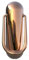 Sweet by Ultion Two-Part Door Knocker - Matching Door Furniture Available (Rose Gold)