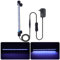 VARMHUS LED 18-112 cm für Fisch Tank Aquarium Leuchte Wasserdicht Aquarium Aquarium Beleuchtung, Lampe Stecker EU Unterwasser LED-Lichtbalken (Weiß und Blau, 28 cm)