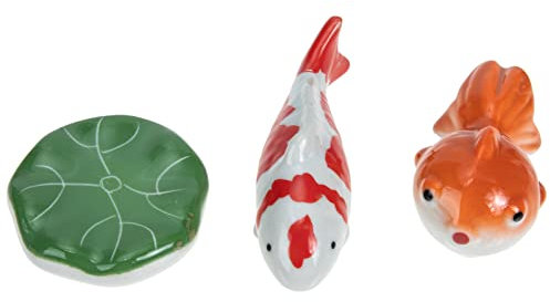Beavorty 3stücke Schwimmende Keramik Fische Dekoration Für Aquarium Wassertiere Ornamente Keramikfiguren Für Fischbecken Schwimmende Dekore