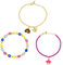Disney Encanto SH00861YL-6 - Set di 3 braccialetti multicolore, Misura unica, Zinco, Nessuna pietra preziosa