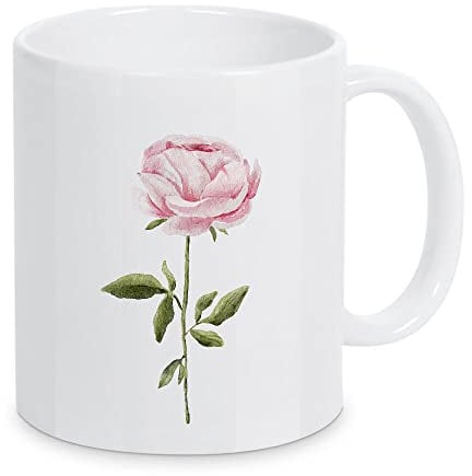 artboxONE Tasse Aquarell Pfingstrose - minimal von DesignECShop - Kaffeetasse Floral