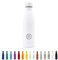 Cool Bottles - Borraccia Termica in Acciaio Inox - 500 ml - Mono White - 26,5 x 7 cm - Bottiglia Termica Ermetica - Bevande Fredde 36 Ore e Calde 18 Ore - Triple Parete -Cool Technology - Senza BPA