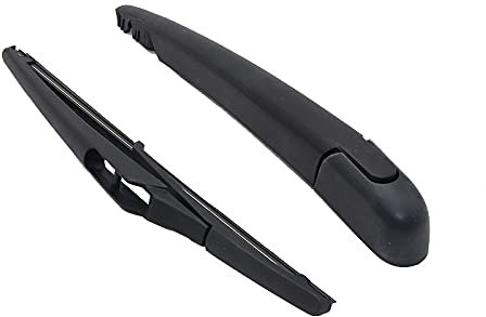 HBZYD Brazo y Escobilla Del Limpiaparabrisas Trasero,Apto para Megane 2 II Hatchback BM/CM Trasero Parabrisas Limpiaparabrisas Escobilla Brazo Juego