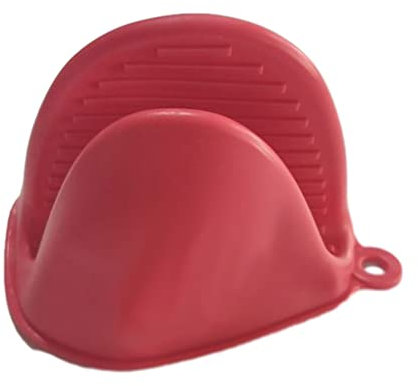 WNDUOKXH Guantes para Horno de panadería, Manoplas Resistentes al Calor, hornos microondas aislantes térmicos, ollas de Cocina portátiles, Manoplas, Accesorios de Cocina, Rojo