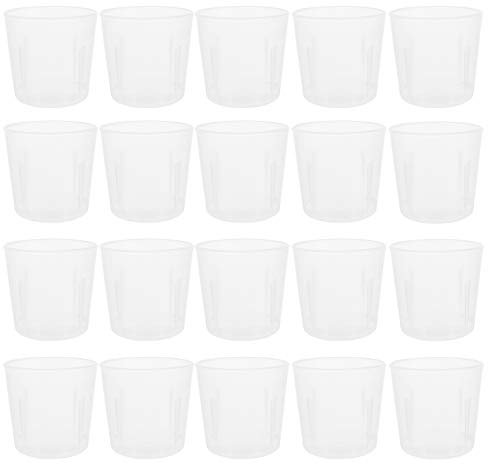 Juego de 50 vasos medidores, vasos medidores de líquidos, vasos mezcladores desechables de 8 oz transparentes for mezclar resina epoxi for cocinar y hornear pintura