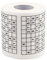 siduytin Schnell auflösende, Bedruckte Toilettenpapierrolle „Durable Sudoku Su“ für Holz. Langlebiges, bedrucktes Taschentuchpapier „Sudoku Su“, sanft zur Haut