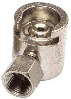 Grease Nipple Coupler, 5A 220V Flat Mouth Hexagon Ended Slide on Grease Gun Connector for Most Grease Gun, 22mm