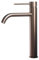 Bathroom Taps Brushed Gold Bathroom Basin Faucet Cold and Hot Mixer Water Tap Deck Mounted Single Hole & Handle Tall Style Brushed Rose Gold(Brushed rose gold)