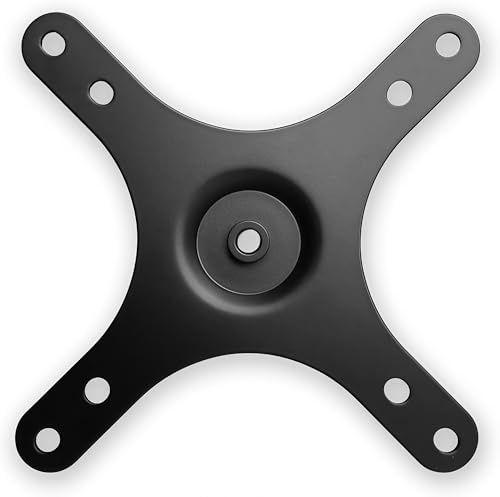 Kado Portable Monitor Mounting Adapter Bracket Plate, 1/4 Screw Hole to 100x100mm 75x75mm, M4 Screw Set Wall Mount Arm Mount Universal, Tripod Camera Stand for Desktop Monitor Portrait/Landscape Mode