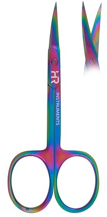 Nail Scissors Curved Blade Professional Stainless Steel Beauty Scissors, for Manicure Pedicure, Eyebrows, Nose, Hair Trimming Beauty Grooming Thick Toenails Women Men (Nail Scissors)