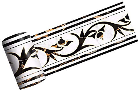 Kochenty 2 M Selbst Klebende Seiten Linie Fliesen Aufkleber Antike Griechische Muster Bad KüChe Restaurant Wand Boden Grenze Wand Aufkleber Dekoration