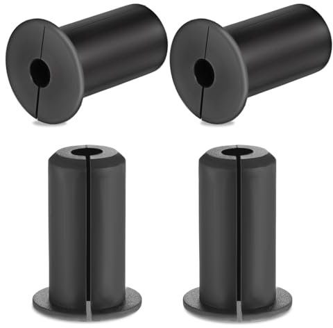 4pcs Cable Routing Kit for Starlink Silicone Cable Feed Through Bushings Wall Grommets for 3/4 Inch Cables Cable Wall Wire Cord Grommet for Starlink Cable Router and Ethernet Cable Adapter (Black)