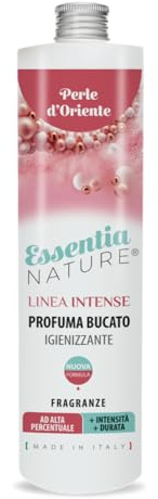 Essentia Intense Wäscheparfüm mit Desinfektion, Wäscheparfum für Waschmaschine mit Extrakten aus natürlichen ätherischen Ölen (Perlen d'Oriente, 250 ml, 1 Stück)