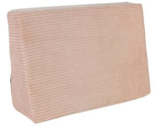 Pillows24 Palettenkissen Seitenkissen 60x40 aus Cord, Abnehmbarer Bezug | Palettenauflage für Europaletten 120x80, abnehmbarer Bezug, Weiche Palettensofa, Haus, Garten, Balkon, Made in EU, Rosa