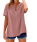 Oferta Top Hoy Camisetas Basicas Azul Marino Mujer Blusas Fiesta Talla Grande Camisa Verano Camisas Blancas Manga Corta Elegantes De Blusa Electrico Elegante Camiseta Cuello Pico Tops Y Camisola