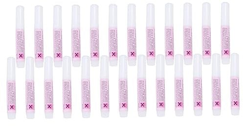 25Pcs Strong Nail Glue Pack Adhesive for Press Nails Fast Drying Manicure Glue for Nail Art Safe and for Salon Quality Nails