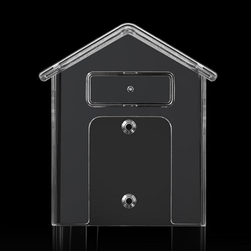 Rain Shield for Doorbell - Clear Protective Case for Outdoor Entry Locks | Waterproof Cauve for Visual Camera Button Doorbells, Frame Guard C