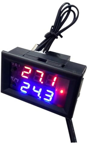 PENIKOKO Termostato Digitale Programmabile LCD con Display Grande Controllo Temperatura Efficace per Riscaldamento Abitativo Interruttore Temperatura Affidabile in Abs Ignifugo