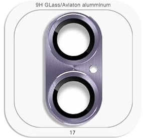 Rear Camera Glass Protector Compatible With iPhone 17 Lavender