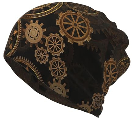 VCzsdff Gears Clock Bronze Century Jagd Gesichtsmaske und Beanie, Winter Neck Gaiter für Outdoor-Sport, Winter Halswärmer für Frauen