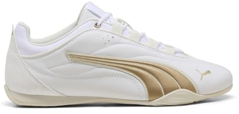 Puma Damen Sneaker Catch Soleil Dayinight 404307 01 White-Puma Gold-Vapor Gray