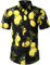 JOGAL Men's Flower Casual Button Down Short Sleeve Hawaiian Shirt XX-Large YellowLemon
