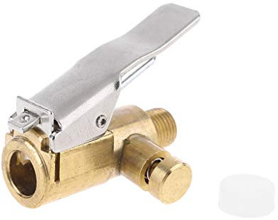 Belti Inflador de neumáticos, Mandril para inflar neumáticos de Coche Compresor de Aire Bloqueo de la Bomba en la Boquilla Deflación de Rosca Fina