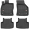 MOTOS Gummimatten Auto Fussmatte passend für SEAT Leon III 2012-2020 Verbessern Sie Ihren Reisekomfort mit Antirutschmatte Auto 3D- Allwetter fußmatten Auto, Schutz vor Verschmutzung