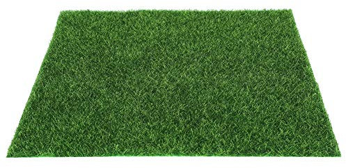 Surebuy Garten Kunstrasen, Kunstrasen Outdoor Rasenteppich Kunstrasen Zum Basteln Künstliches Gras Grün Hohe Simulation Balkon Bodenbelag für Gartendekoration Garden