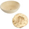Westmark Gärkörbchen-Set, Gärkörbchen rund + Bezug, Peddigrohr/Baumwolle, Hellbeige/Beige, 3206227B