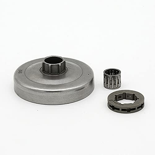 Luxuypon Replacement .325 7T Chain Drive Clutch Drum Sprocket Rim Kit Compatible with Husqvarna 340 345 346XP 350 351 357XP 359 Chainsaw Parts