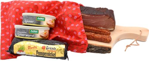 Schwarzwald Art Adler Lebensmittel-Geschenkidee Rindenbrett