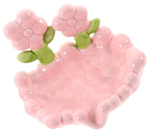 Süßer Seifenhalter Schöne Seifenschale Seifensparer Seifenschalen Seifenständer Entzückender Schöne Seifenablage Behälter Zum Abtropfen Von Seife Tragbar Keramik Blumenseife