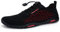 Strandschuhe Damen Herren Wasserschuhe Badeschuhe Unisex Atmungsaktiv Leicht Barfußschuhe rutschfeste für Schwimmen Tauchen (57 Schwarz Rot, 43EU)