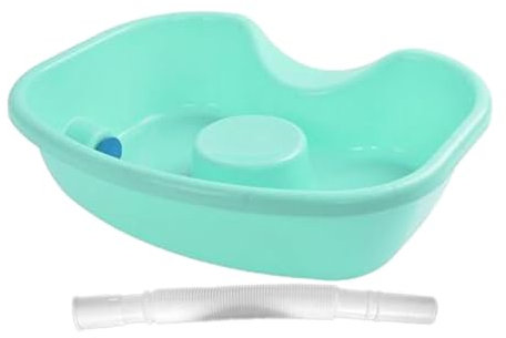 Generic Haarwaschbecken, Shampoo Schüssel, Badezimmerzubehör, Tragbarer Waschbeckenaufsatz, Haare Waschen Im Bett, Haarwaschtablett für Salon, Stil B