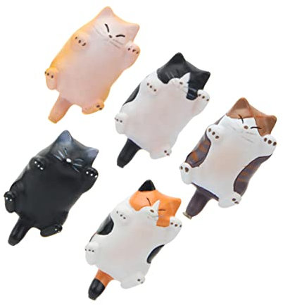 KICHOUSE 5 Pièces aimants pour Le frigo Japon carnets cartonnés Autocollants pour Adultes Etiquette autocollante Autocollant magnétique aimants pour réfrigérateur tridimensionnel Matériel