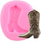XMOLDNMS Cowboy Boots Silicone Mould Boot Fondant Moulds for Cake Decoration Cupcake Topper Candy Chocolate Polymer Clay Gum Paste