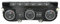 JLPOCRBJ Klimabedienteil Schalter Sitzheizung Klimaautomatik Kompatibel für VW PQ 35 Neu Tiguan CC Golf Mk6 5ND 907 044 5ND907044 (Drucktaste, Black, Automatik)