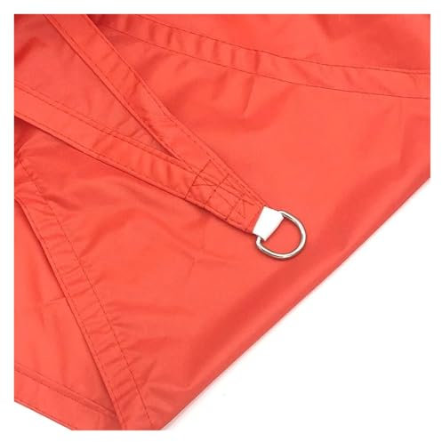 VINCINEY Toile pour Tonnelle Voile d'ombrage rectangulaire imperméable de 2x5m, for activités de fête en Plein air, auvent de Jardin, Pergola, Couverture de Piscine de terrasse(Red Color)