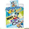 Mickey Mouse Microfibre Bedding Set - Duvet Cover 140 x 200 cm + Pillowcase 63 x 63 cm (Mickey G)