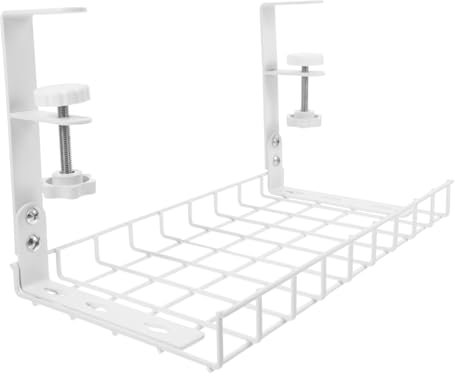 OSALADI Under Desk Tray No Drill Cord Organizer for Efficient Workspace Storage Capacity for Office and Home Use