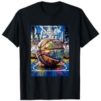 Graffiti-Basketball-Urban-Art-Sportdesign T-Shirt